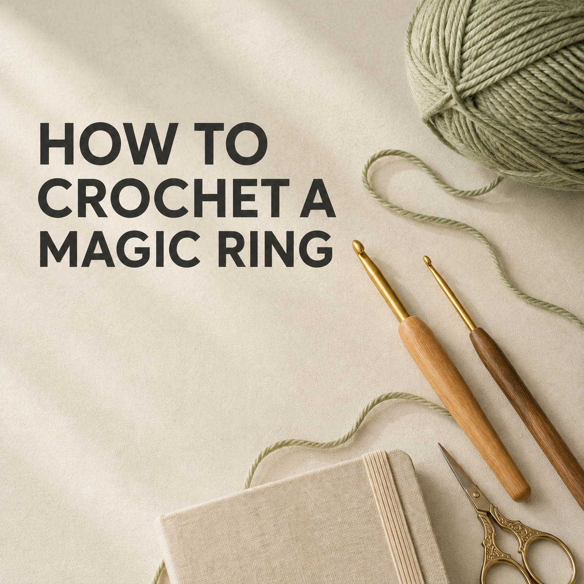 How to Crochet a Magic Ring | Step-by-Step for Beginners