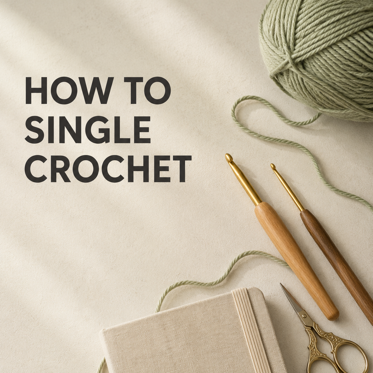 How To Single Crochet | Step-by-Step for Beginners