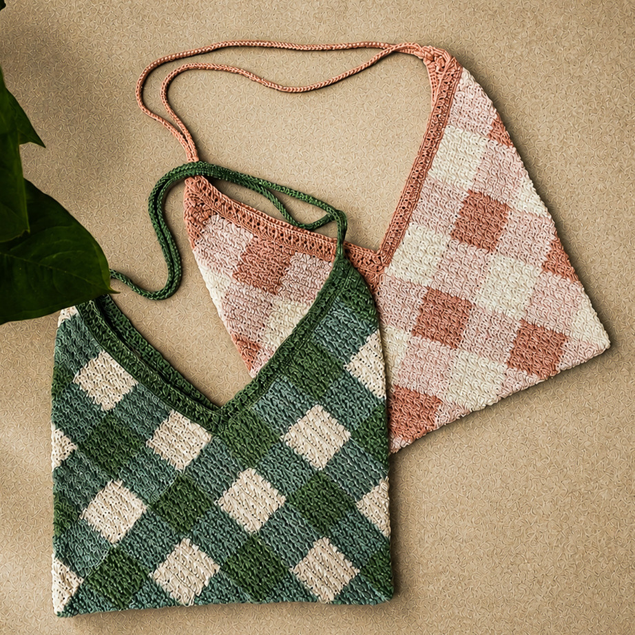 The Gingham Shift Bag