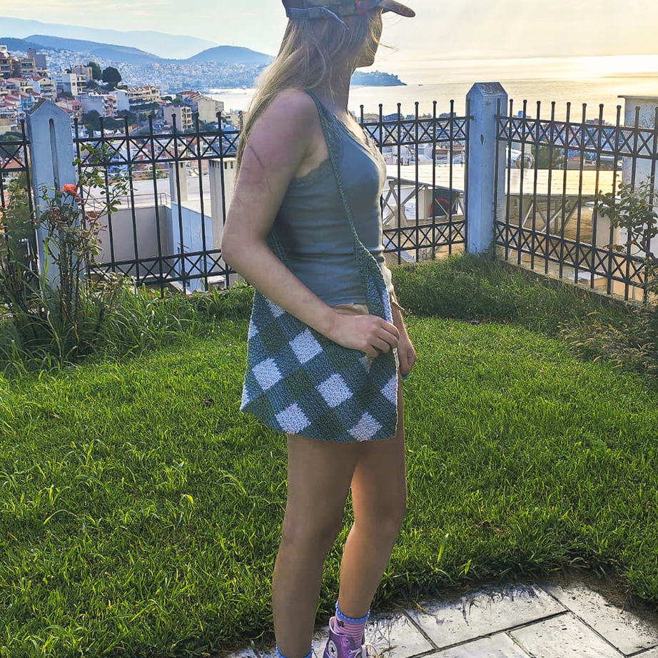 The Gingham Shift Bag