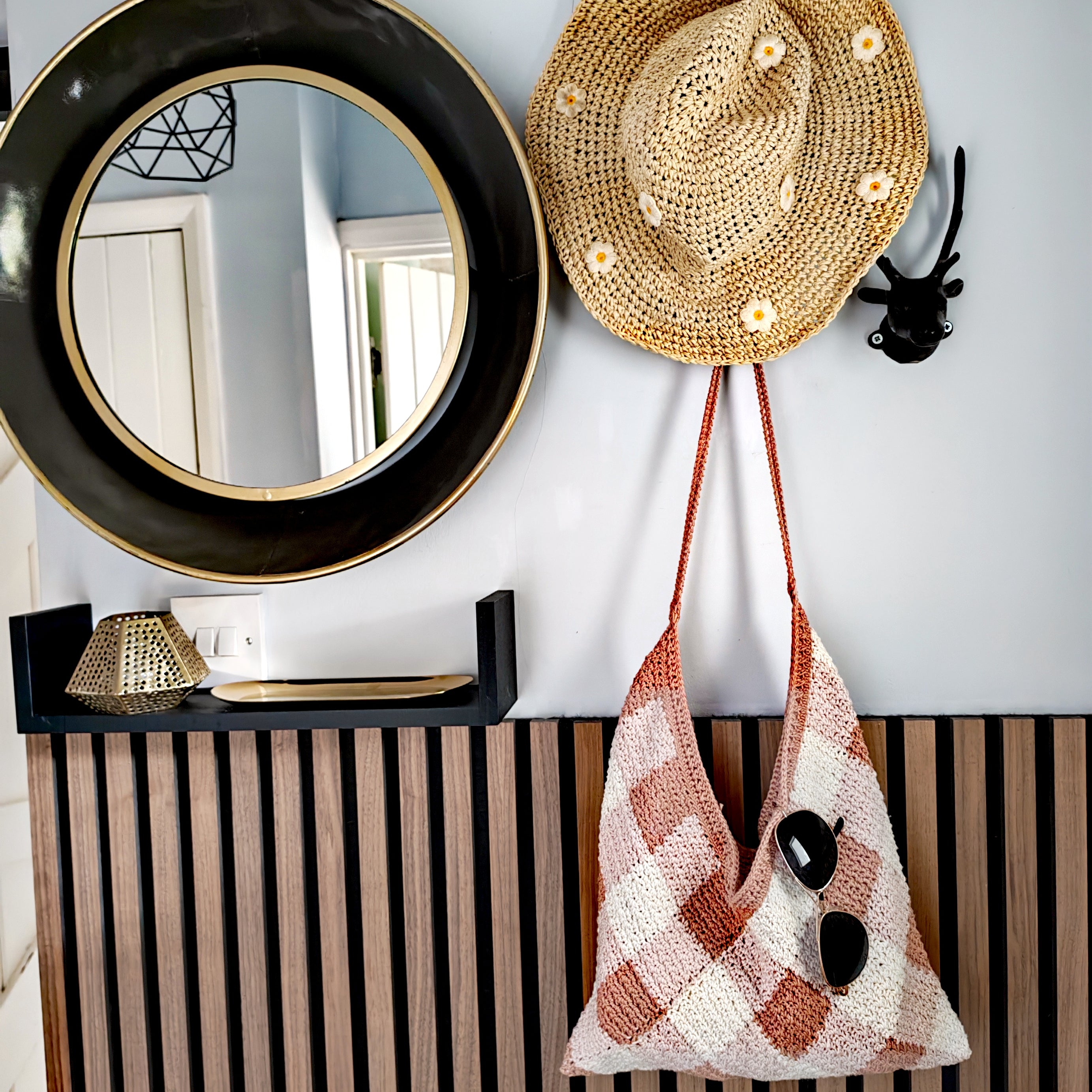 The Gingham Shift Bag